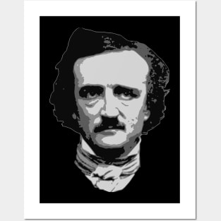 Edgar Allan Poe Black and White Posters and Art